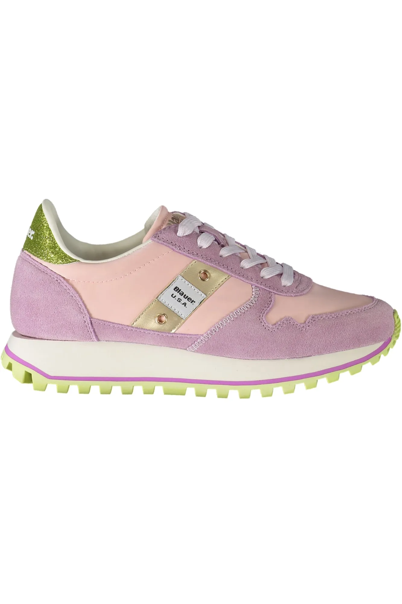 Blauer sneakers rosa   