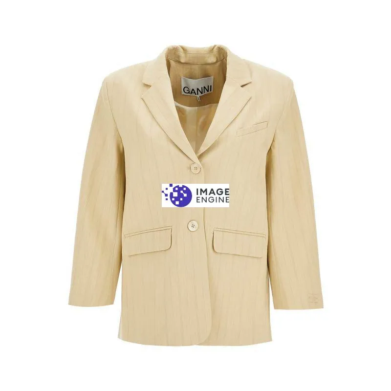 Blazer boxy a righe