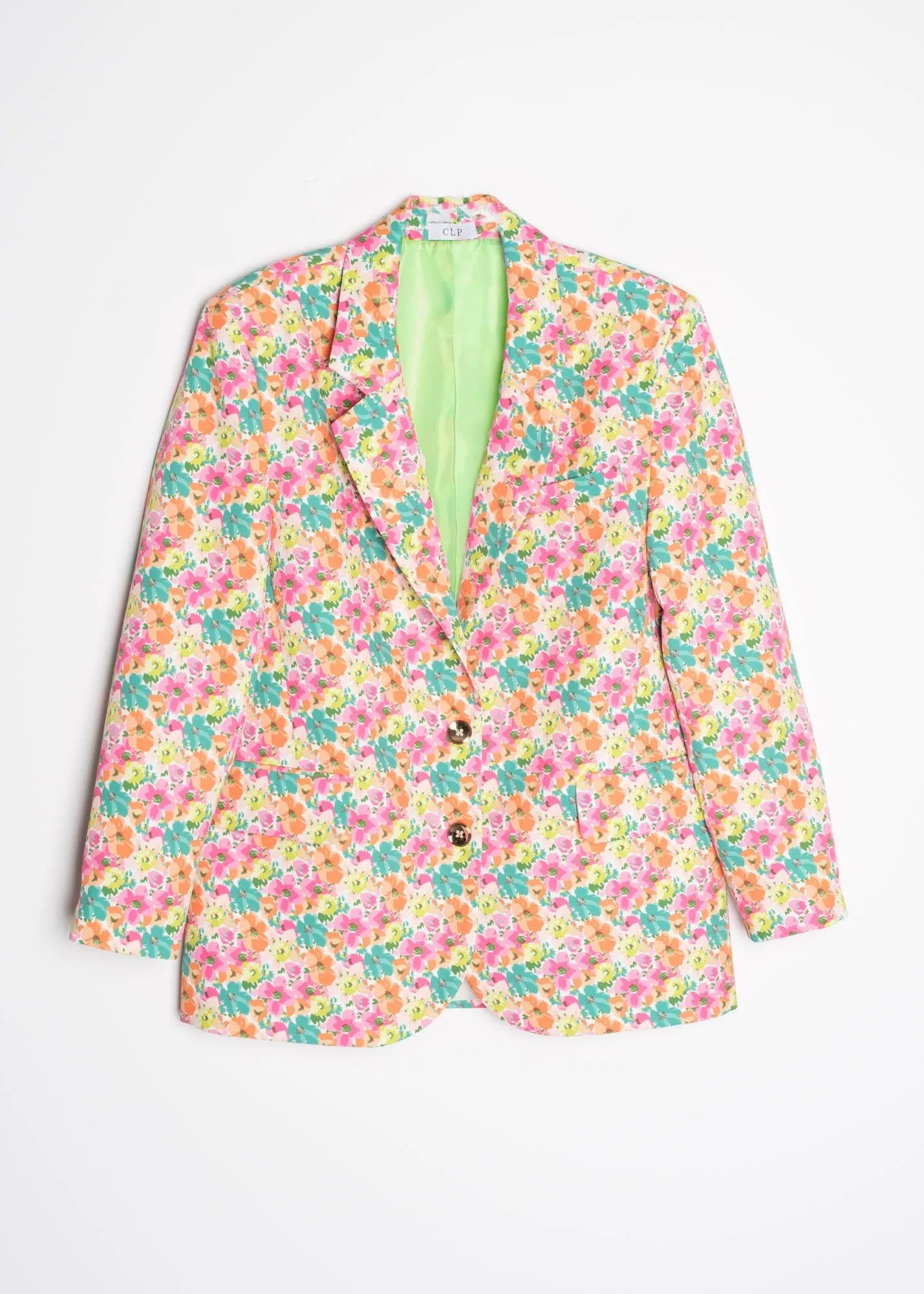 Blazer oversize estampado floral