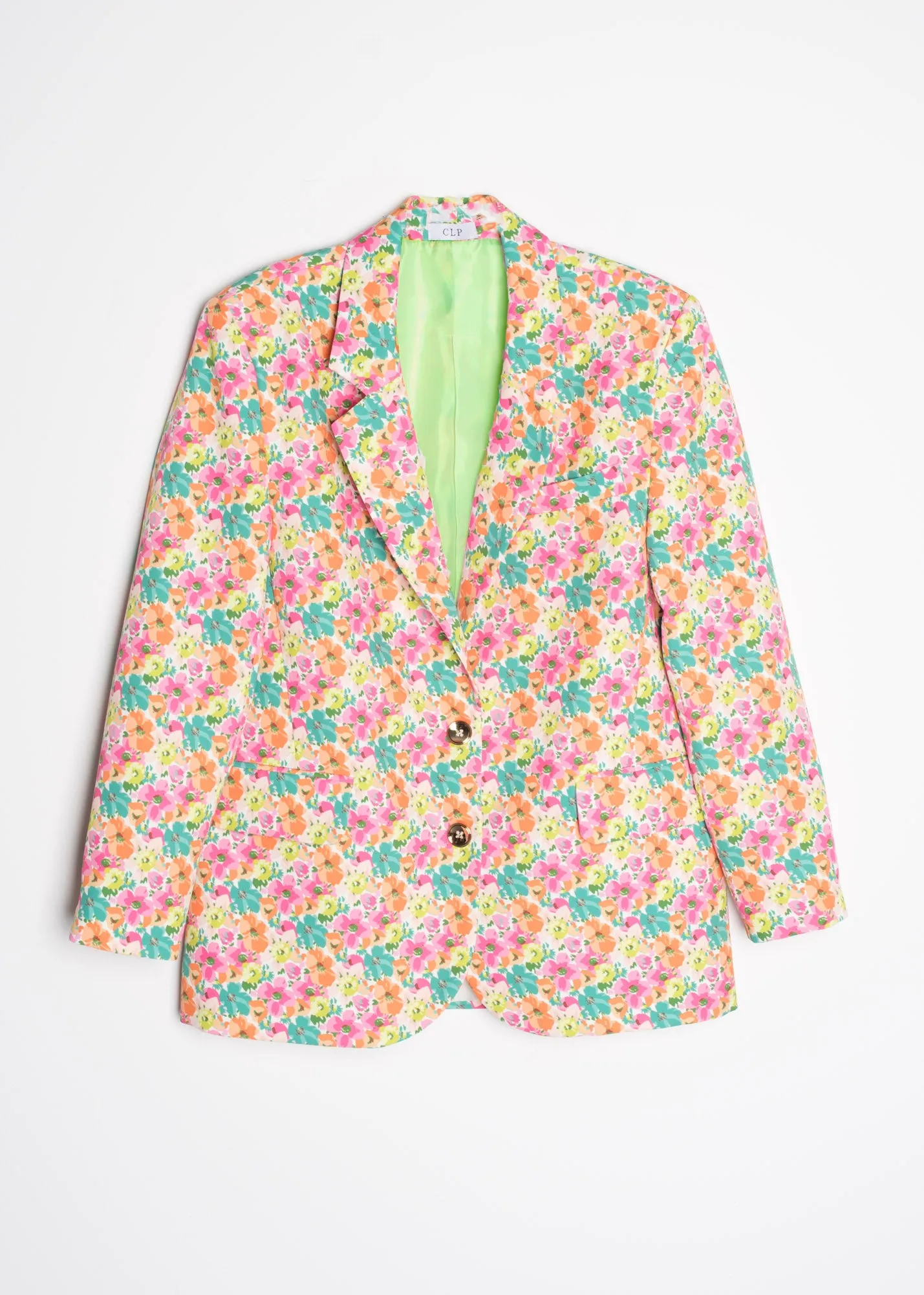 Blazer oversize estampado floral