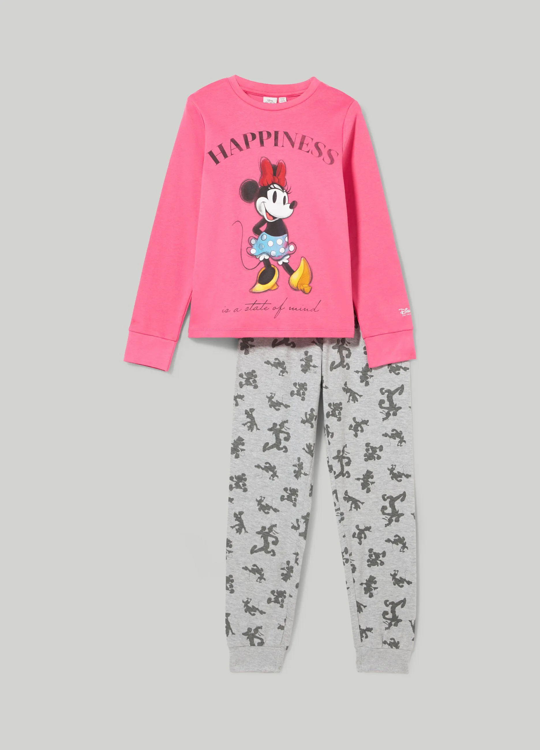 BLUKIDS  Set pigiama lungo in cotone bambina