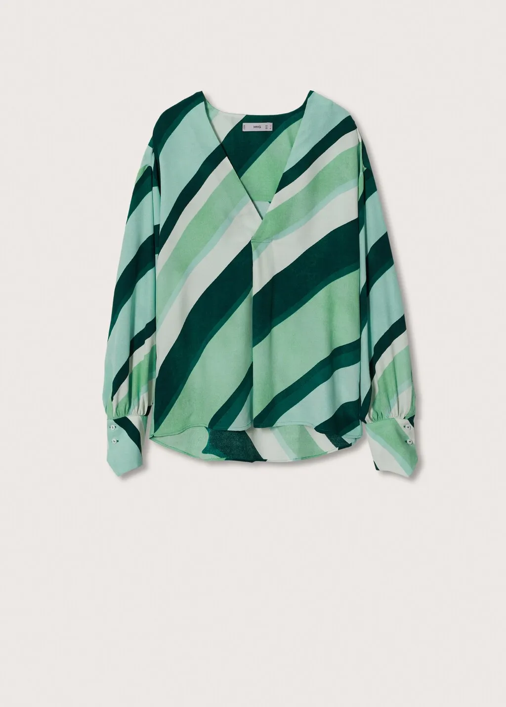 Blusa oversize stampata