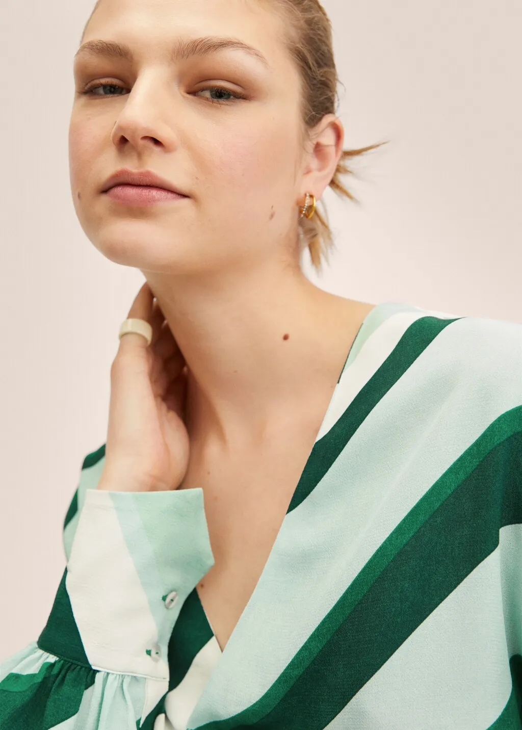 Blusa oversize stampata