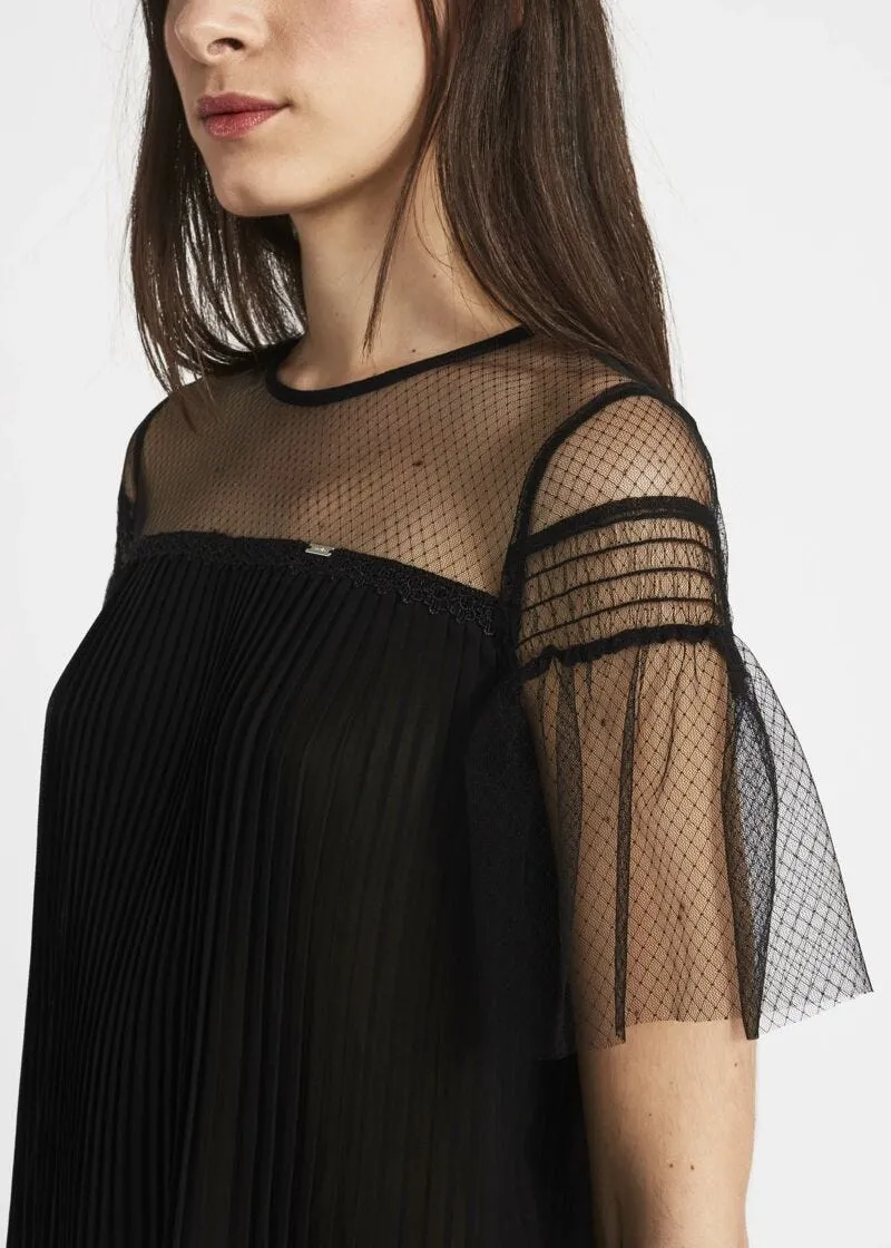 Blusa plissé