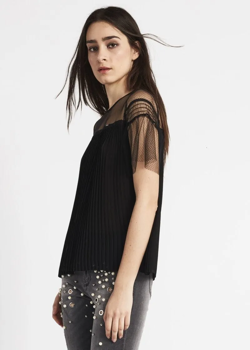 Blusa plissé