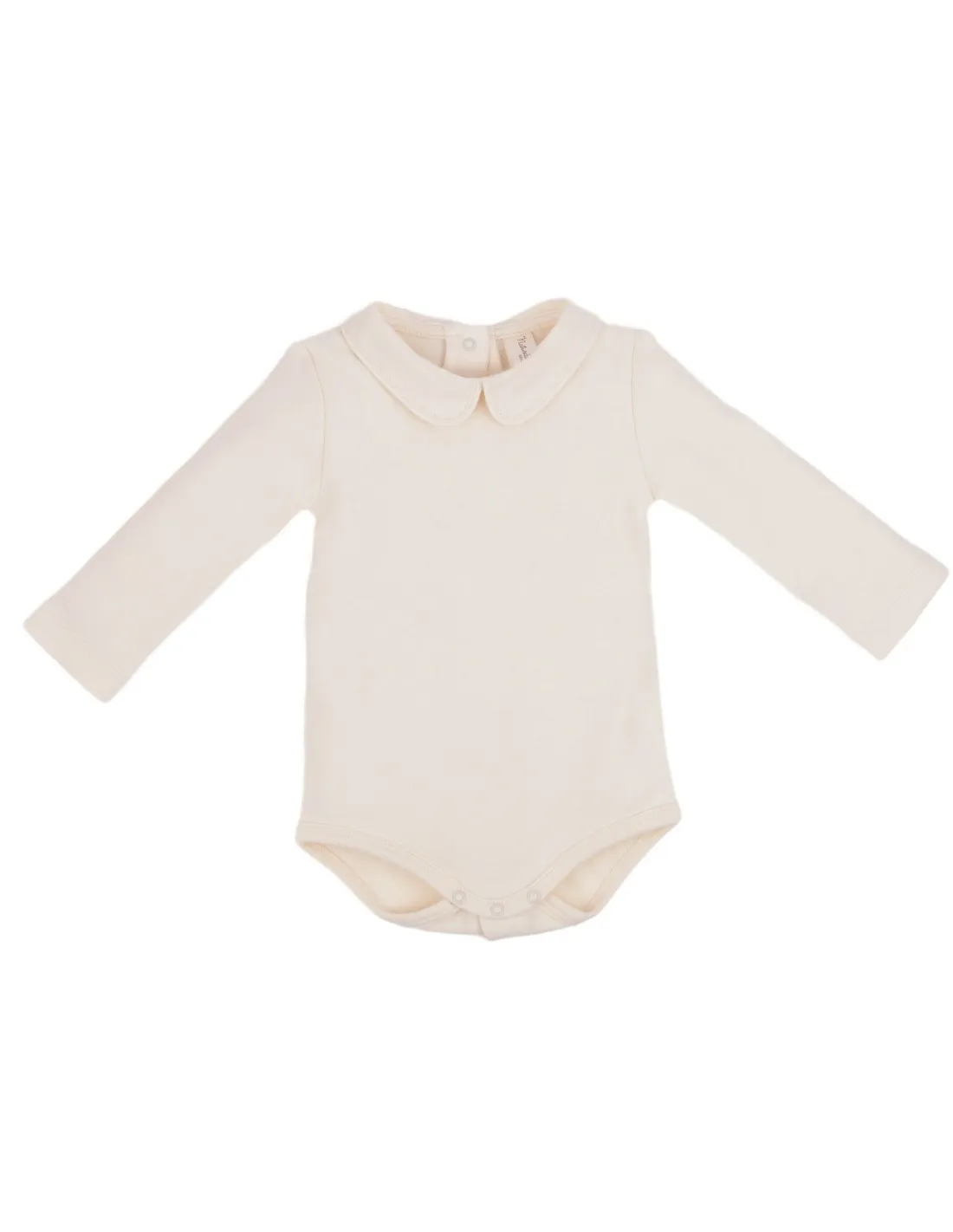 BODY BABY IN COTONE BIOLOGICO CON COLLETTO