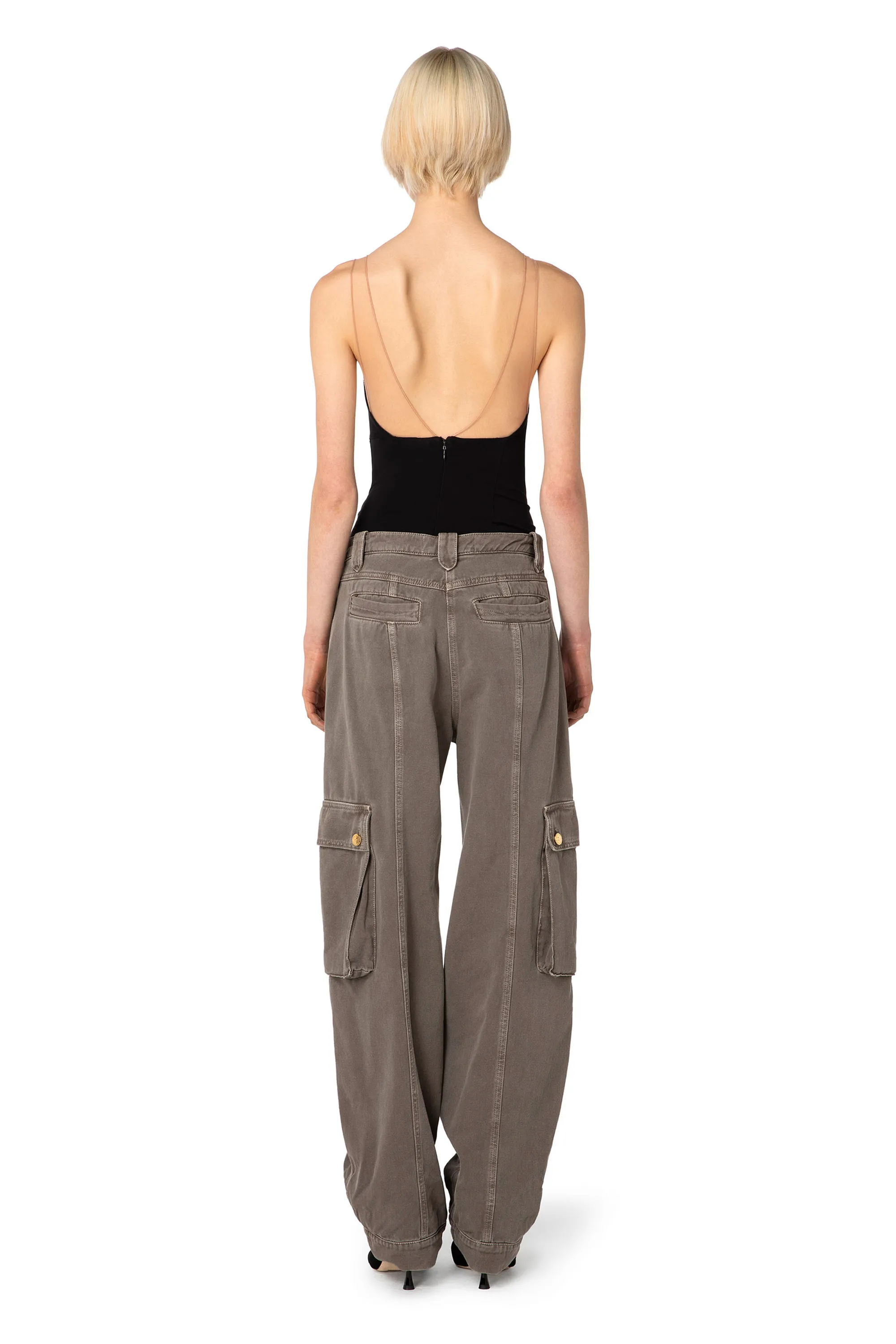 Body in jersey con tulle