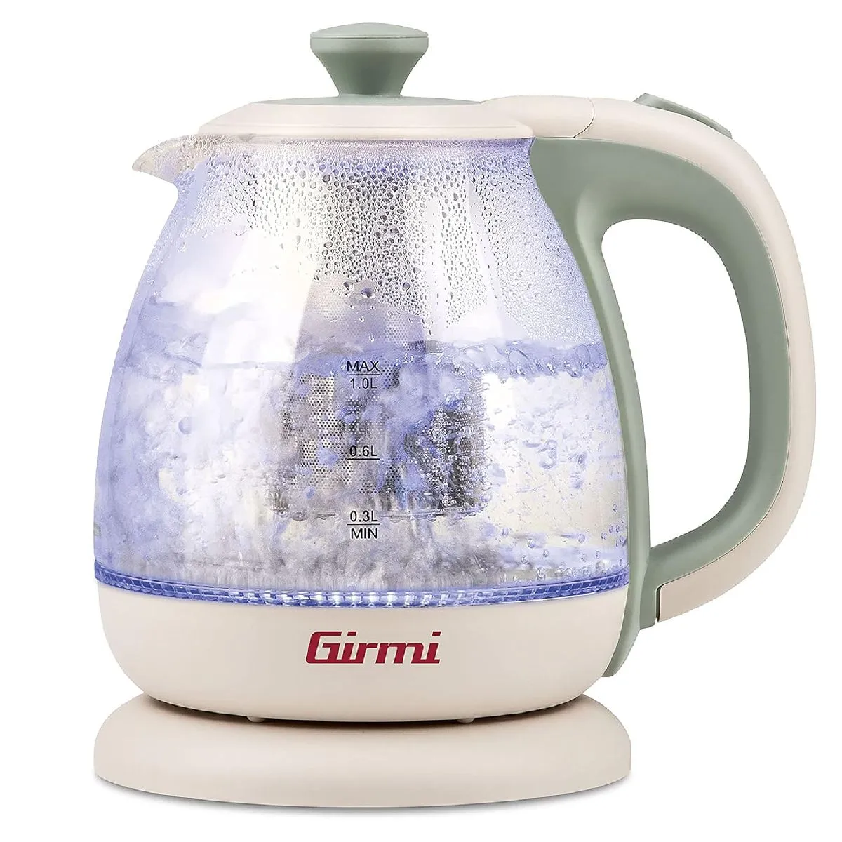 Bollitore elettrico Girmi BL4105 Tisaniera Crema e Verde Crema e Verde 