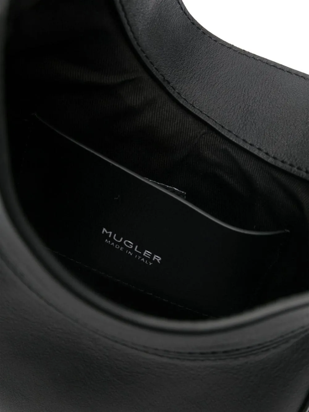 Borsa a mano Curve 02 in nero Mugler - donna