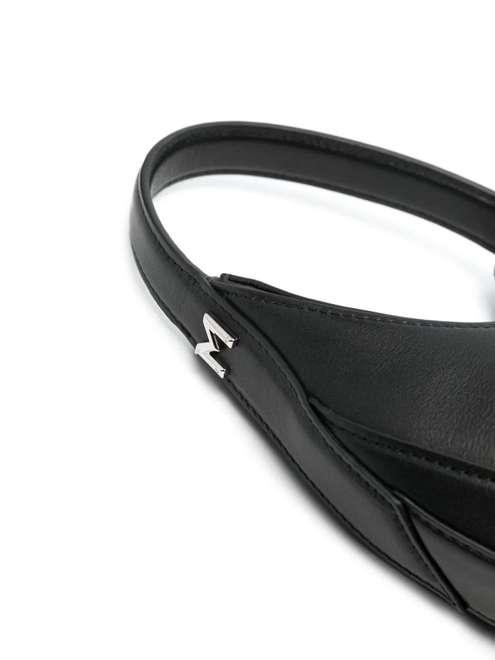 Borsa a mano Curve 02 in nero Mugler - donna