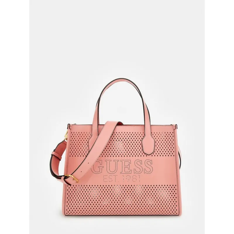 BORSA A MANO KATEY TRAFORATA DA DONNA GUESS
