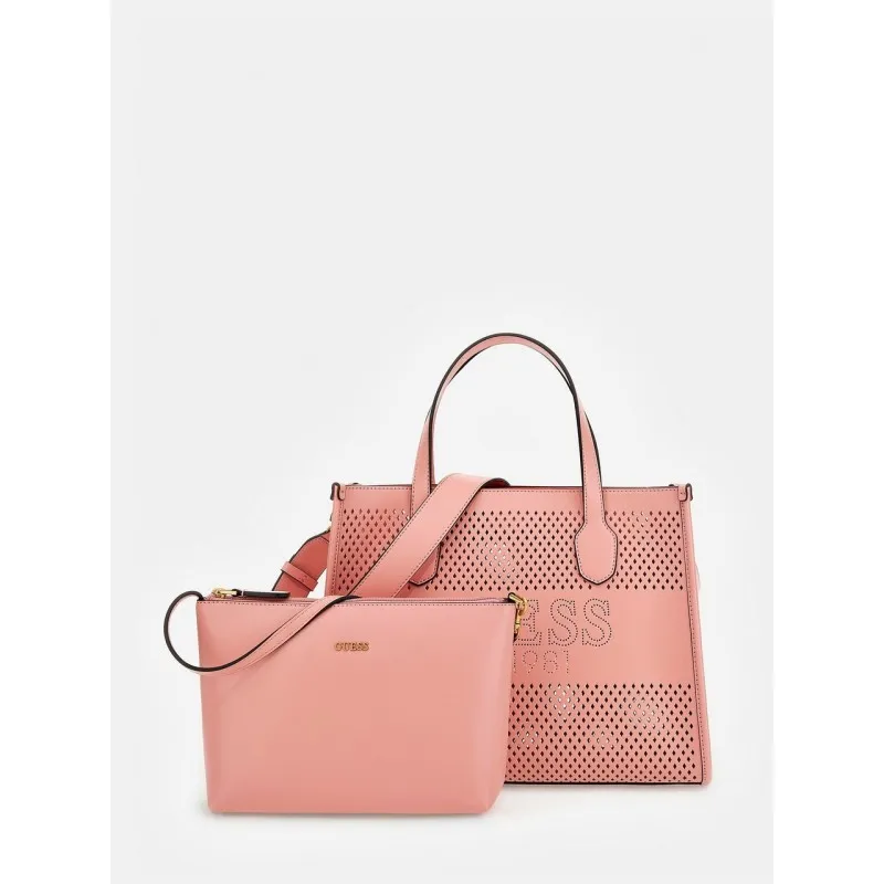 BORSA A MANO KATEY TRAFORATA DA DONNA GUESS