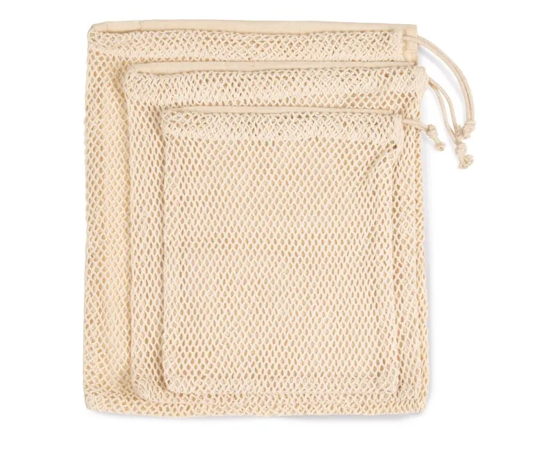 Borsa a rete - Chiusura con coulisse