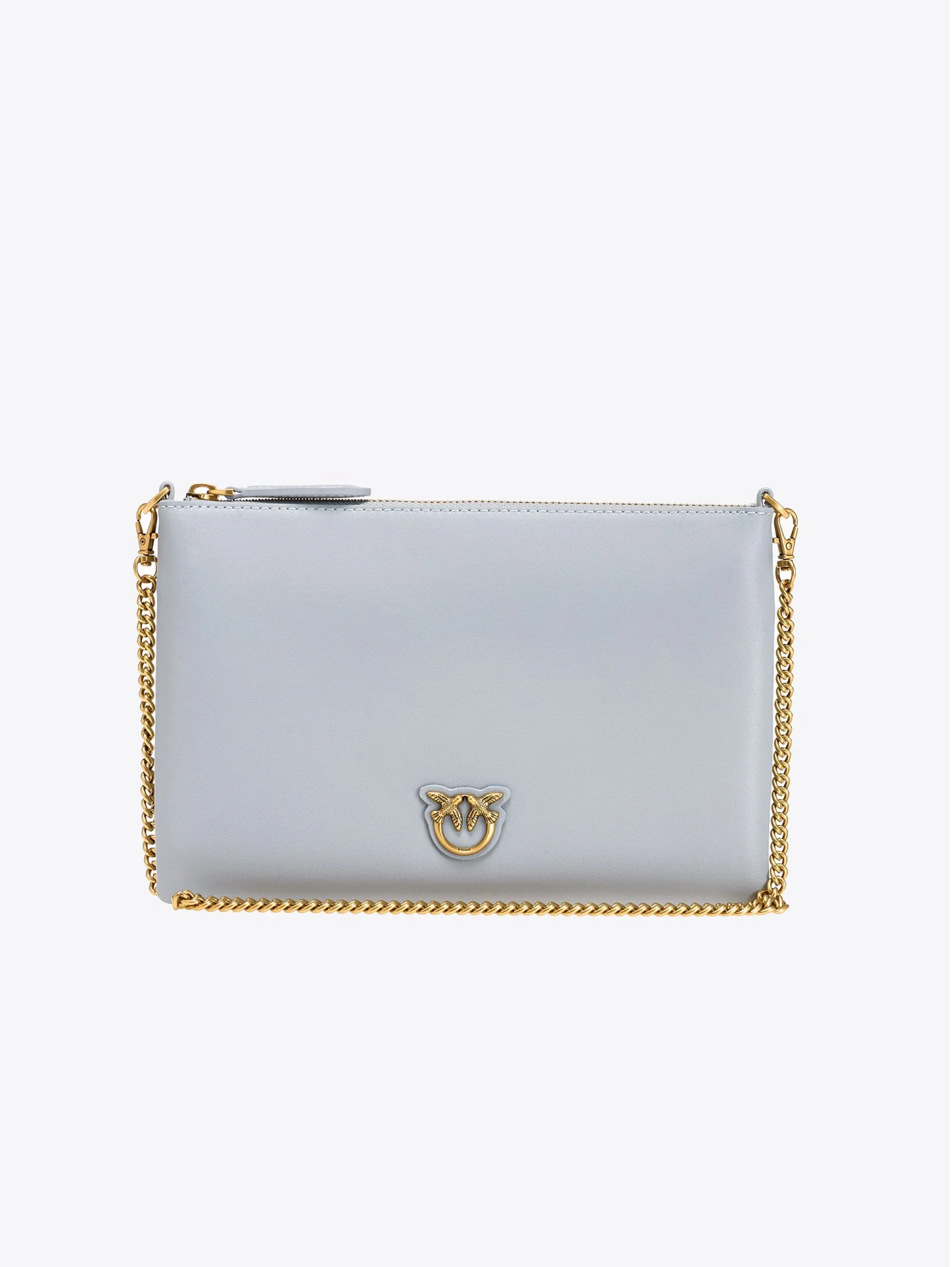 Borsa a Tracolla Piatta Love Bag Grigia