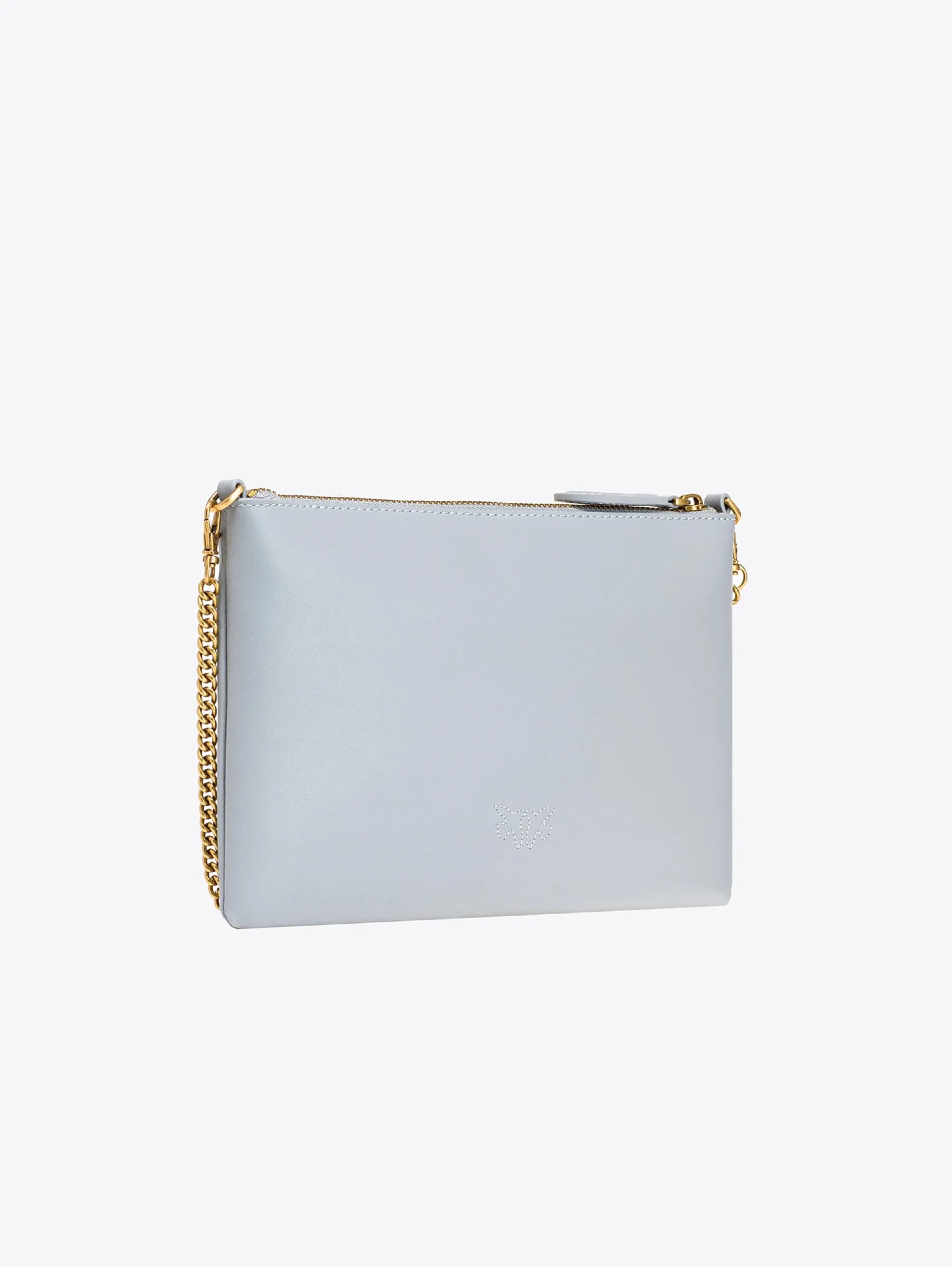 Borsa a Tracolla Piatta Love Bag Grigia