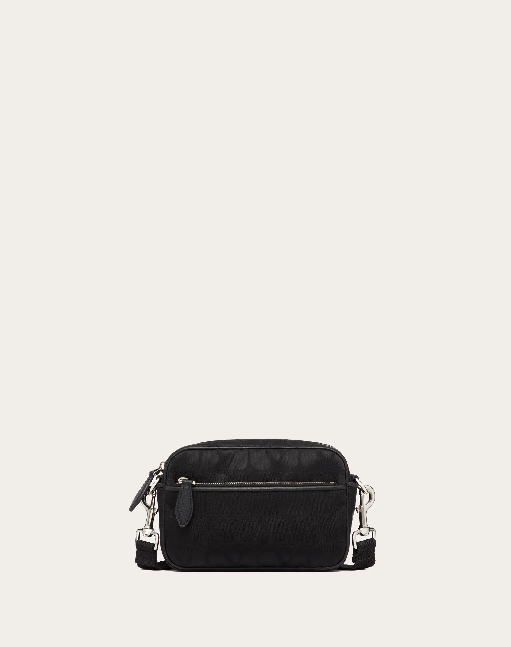 BORSA A TRACOLLA TOILE ICONOGRAPHE IN TESSUTO TECNICO CON DETTAGLI IN PELLE