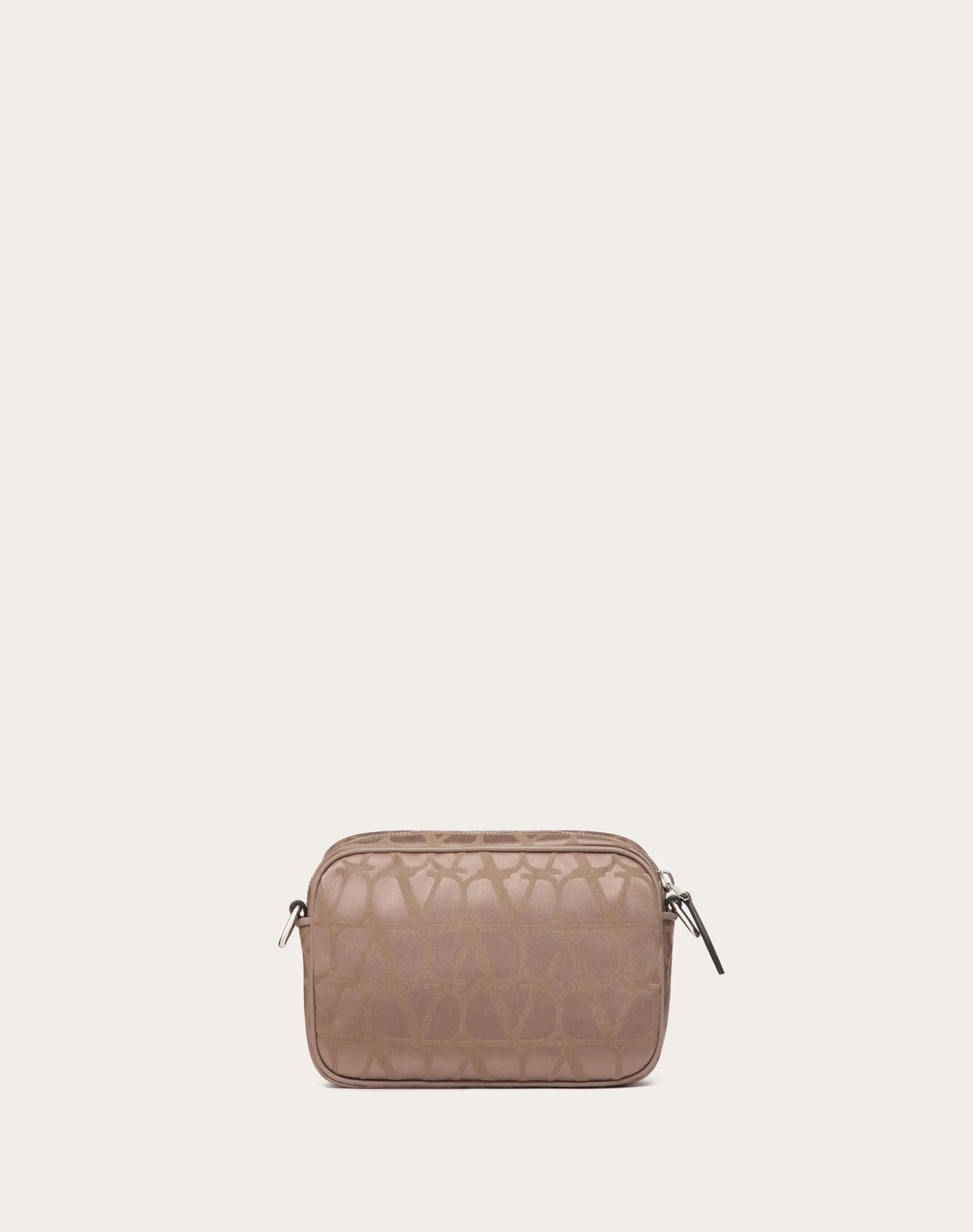 BORSA A TRACOLLA TOILE ICONOGRAPHE IN TESSUTO TECNICO CON DETTAGLI IN PELLE
