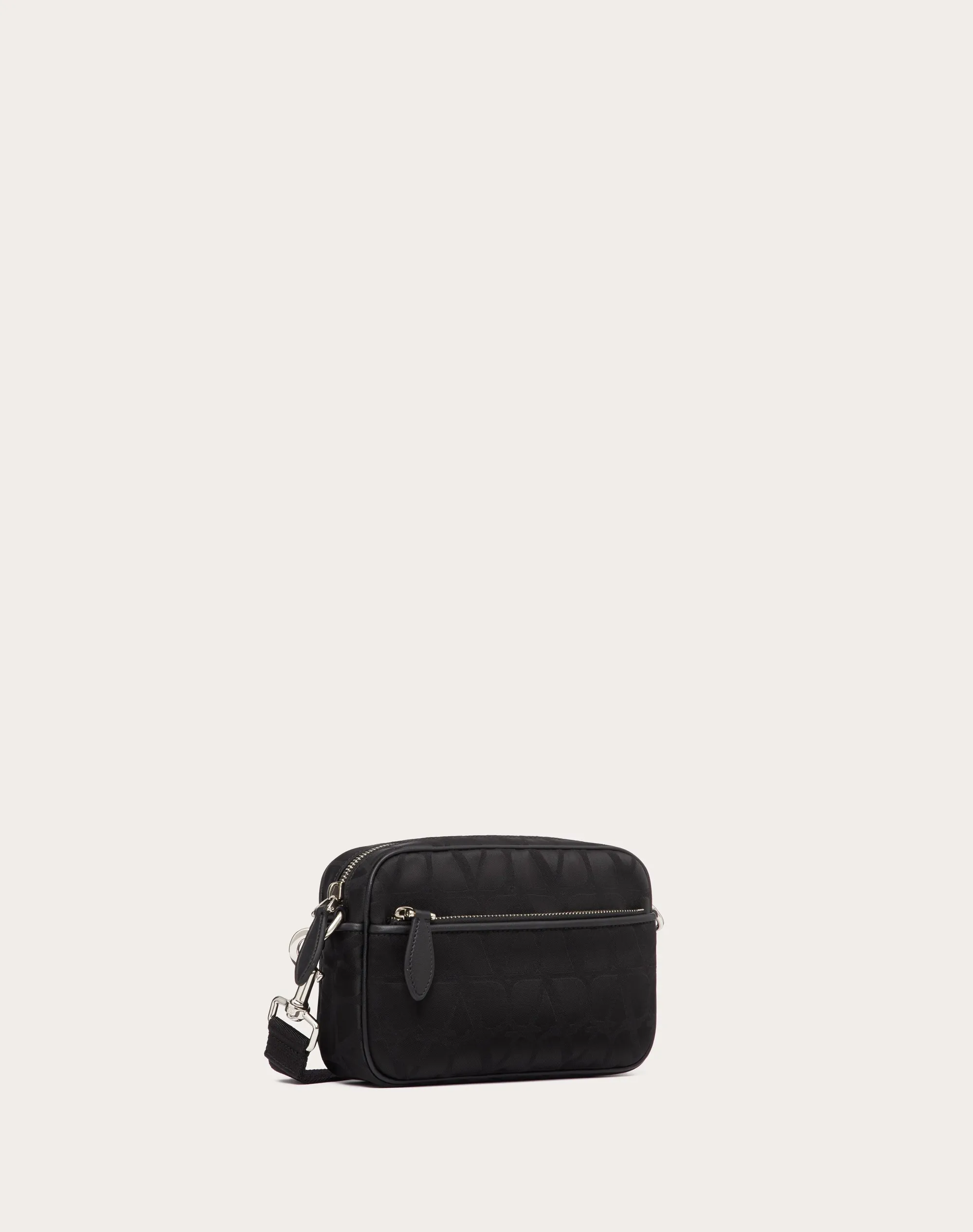 BORSA A TRACOLLA TOILE ICONOGRAPHE IN TESSUTO TECNICO CON DETTAGLI IN PELLE