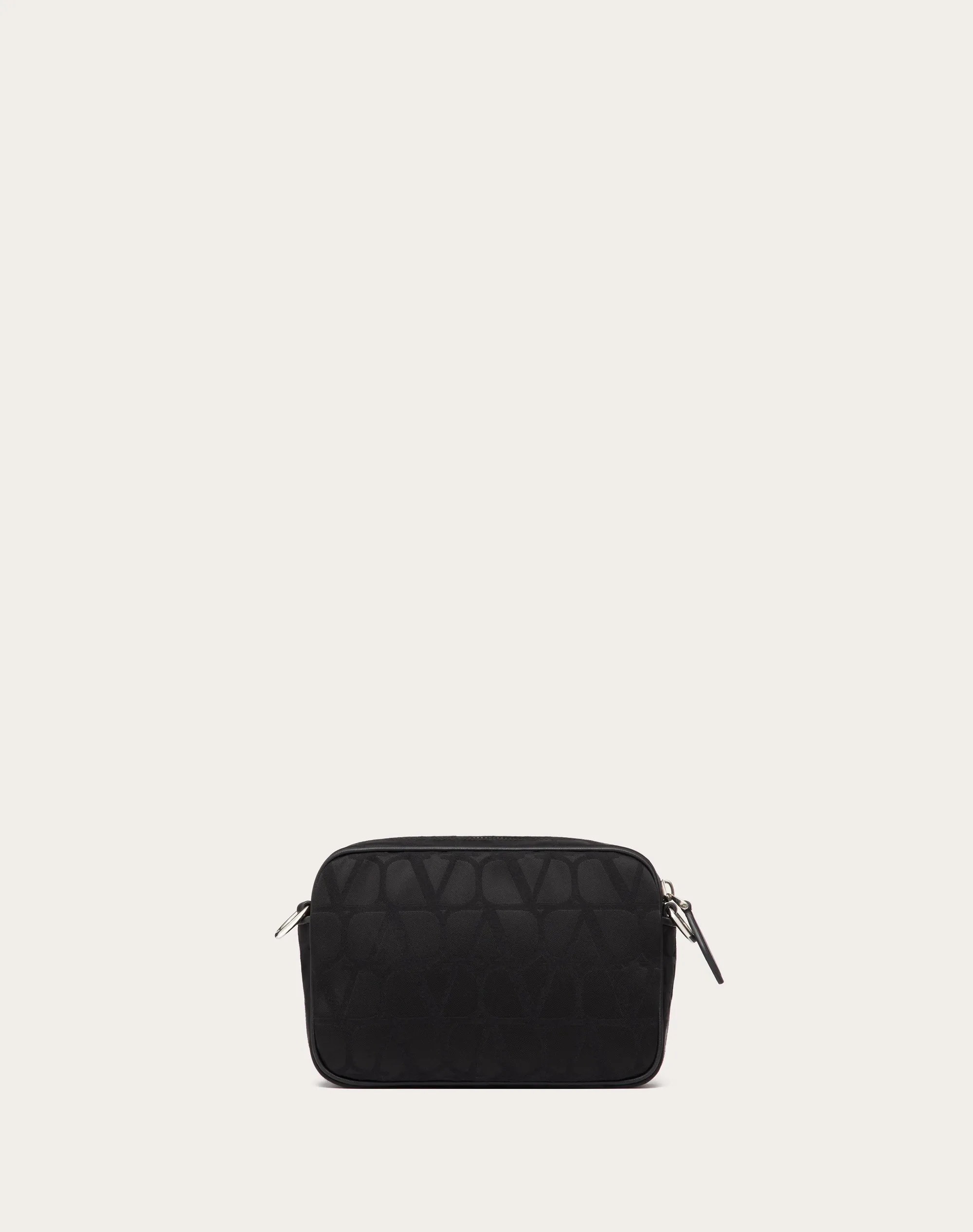 BORSA A TRACOLLA TOILE ICONOGRAPHE IN TESSUTO TECNICO CON DETTAGLI IN PELLE