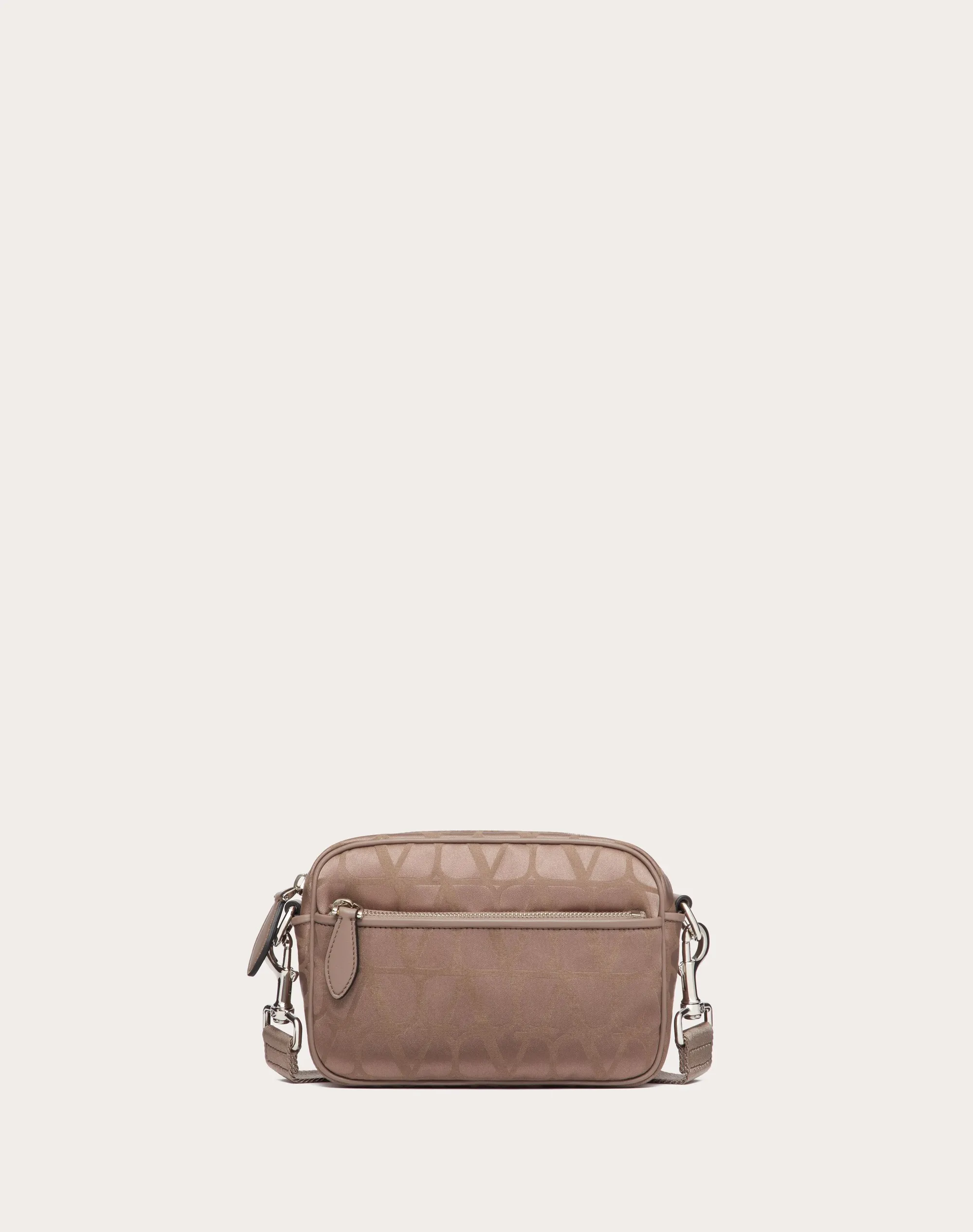BORSA A TRACOLLA TOILE ICONOGRAPHE IN TESSUTO TECNICO CON DETTAGLI IN PELLE