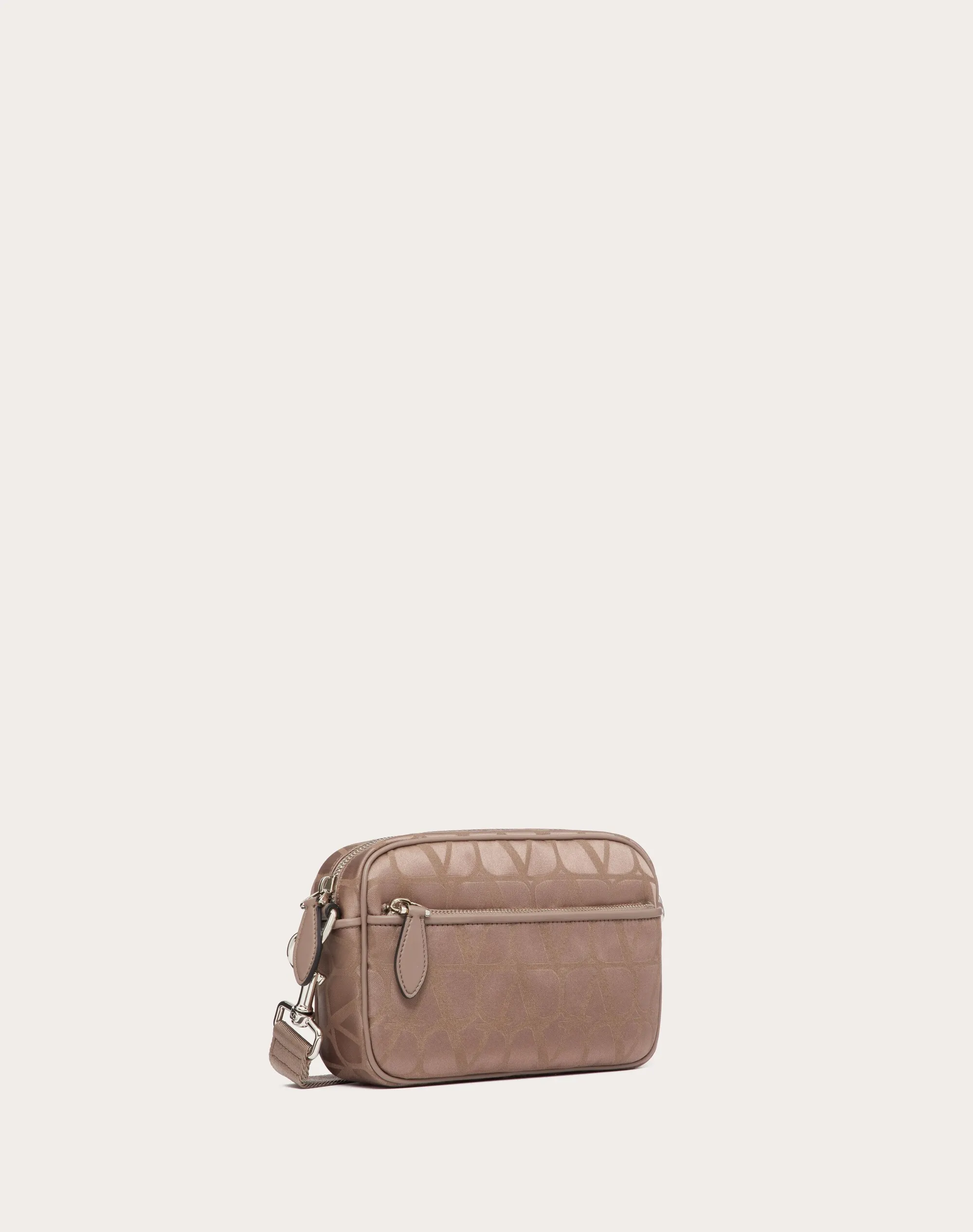 BORSA A TRACOLLA TOILE ICONOGRAPHE IN TESSUTO TECNICO CON DETTAGLI IN PELLE