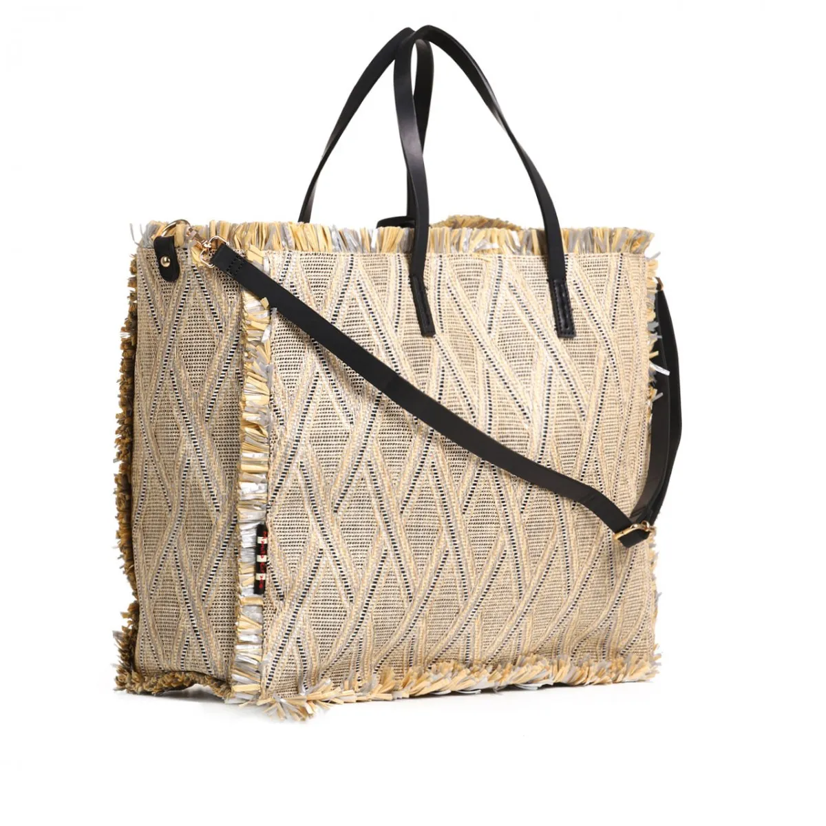 Borsa Felicia Big Piombo, Grigio