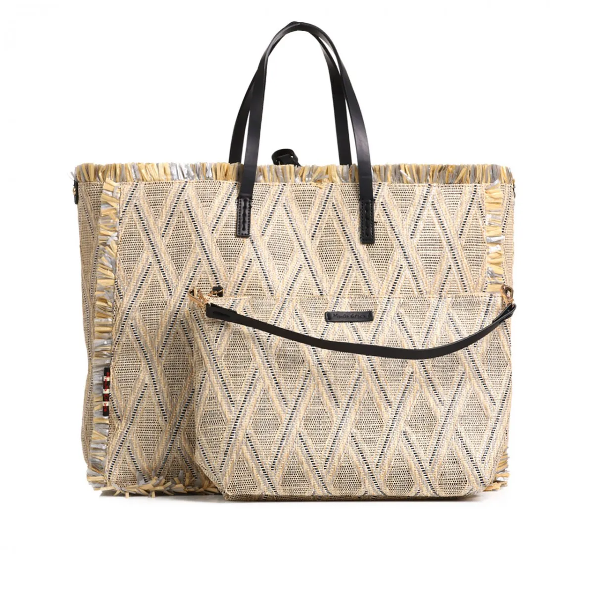 Borsa Felicia Big Piombo, Grigio