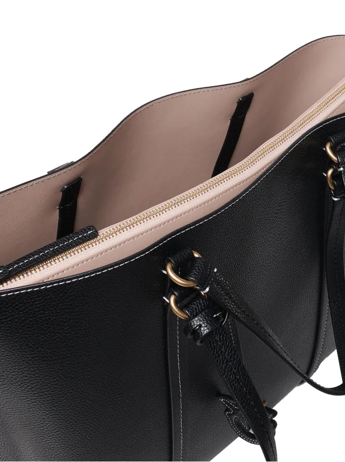 BORSA SHOPPER GRANDE IN PELLE BOTTALATA