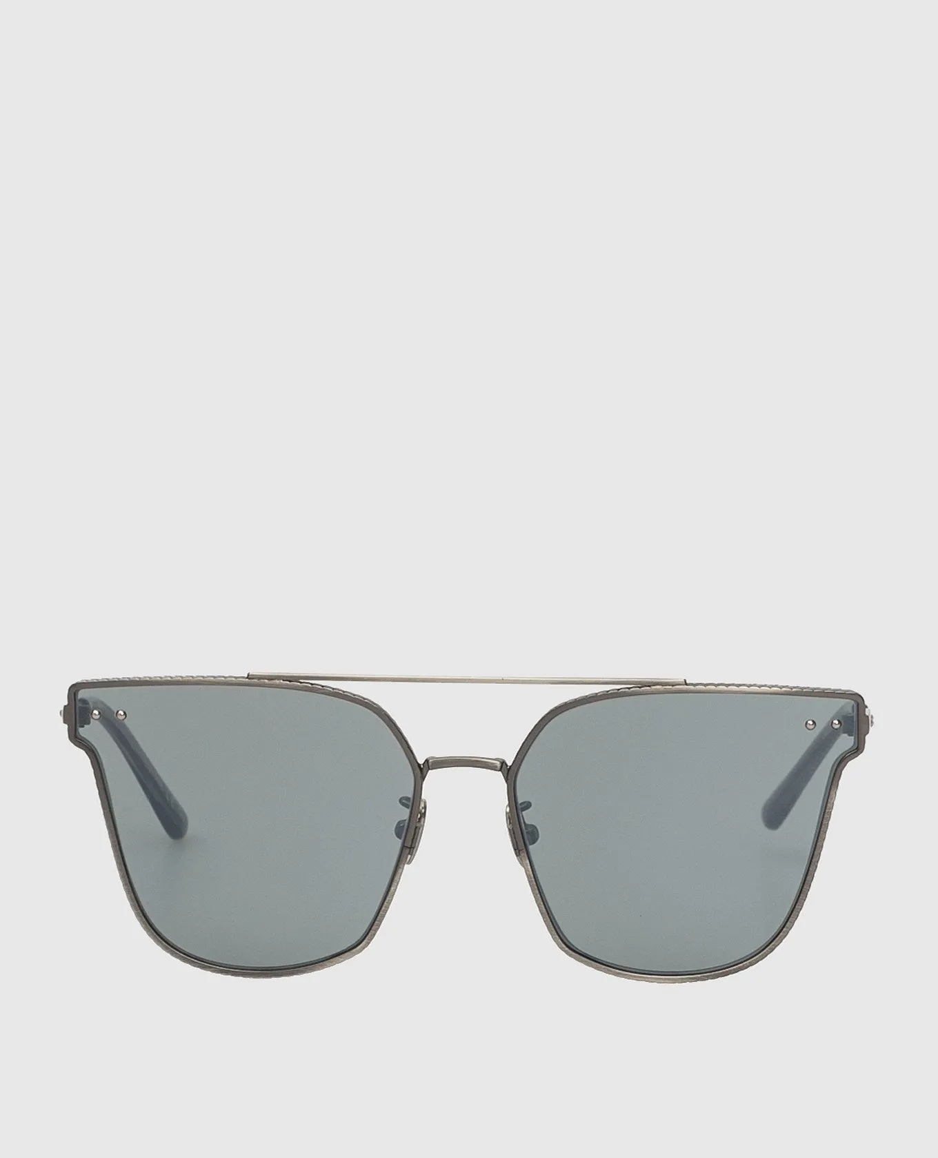 Bottega Veneta Occhiali da sole dalla montatura sottile con dettagli intrecciati BV0140S30001684