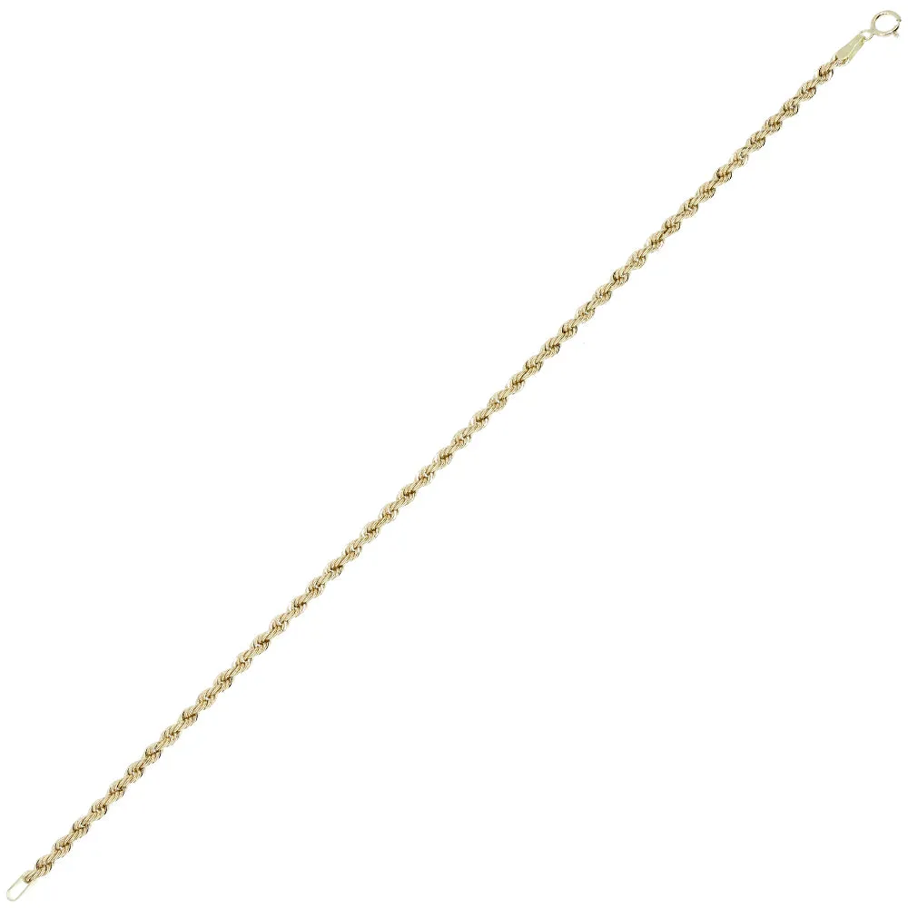 Bracciale Donna Oro Giallo Intrecciato
