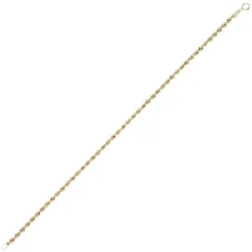 Bracciale Donna Oro Giallo Intrecciato