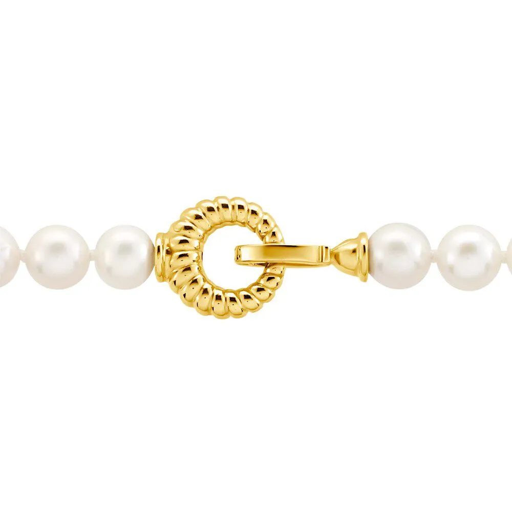 Bracciale Gabrielle Oro Giallo 375/1000 Perla D'Acqua Dolce Bianco 18.5 cm 1413537