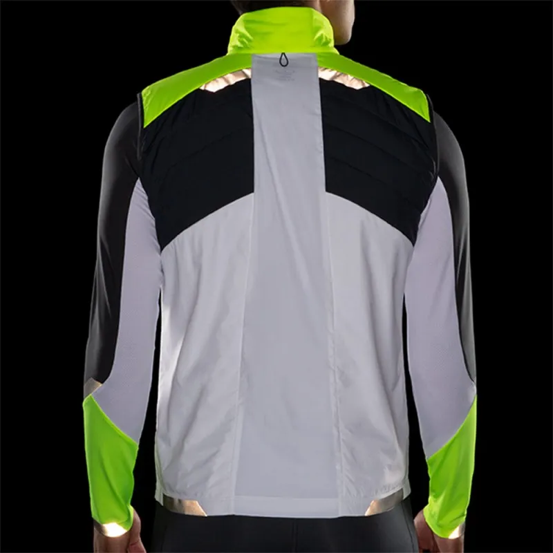 Brooks Gilet Running Run Visible Insulated Bianco Uomo