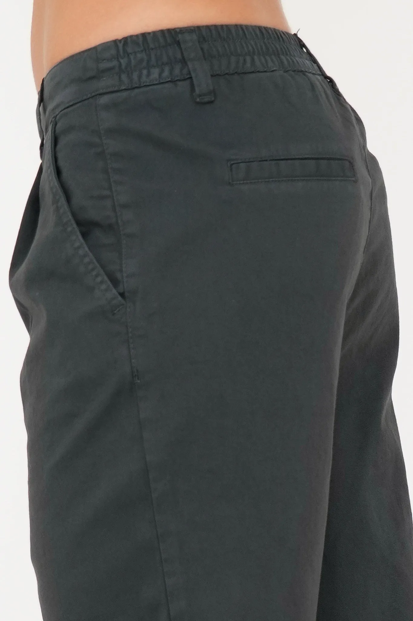 Bulier-Pantalone boyfriend SALLY cotone elite - Piombo