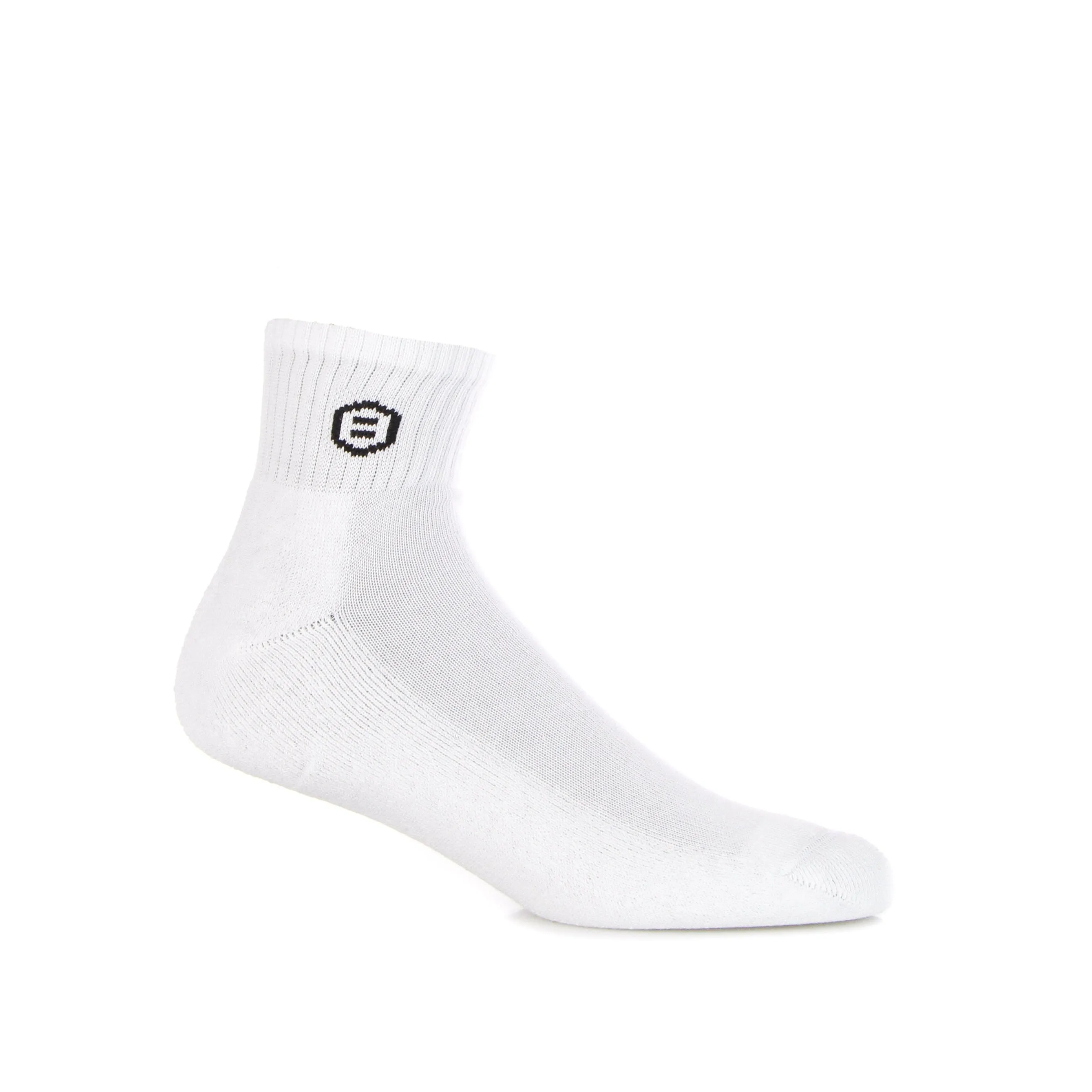 Calza Bassa Uomo Jaquard Short Socks White