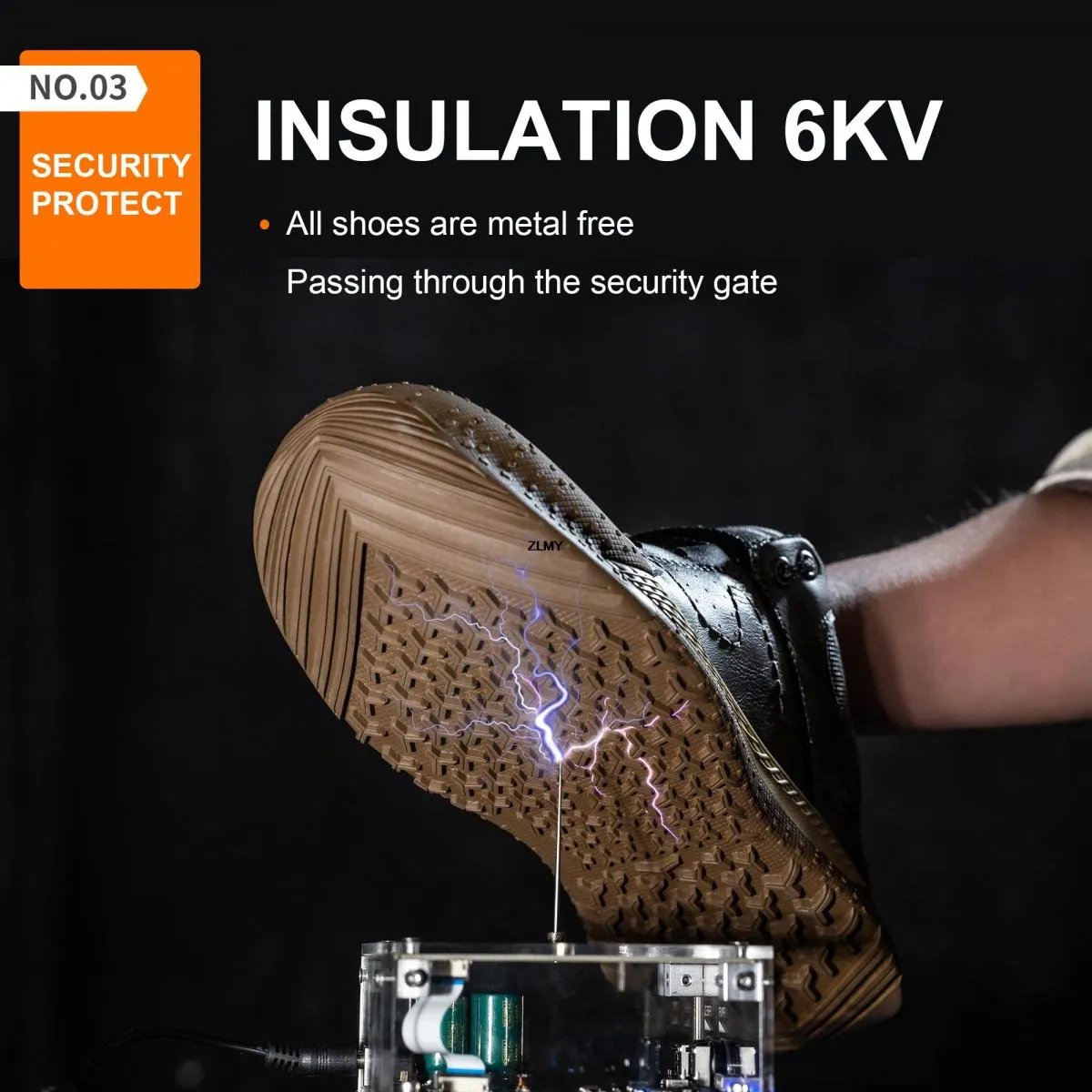 Calzature protettive in plastica Stivali antinfortunistici Saldatore Uomo Scarpe antinfortunistiche Weld New Men