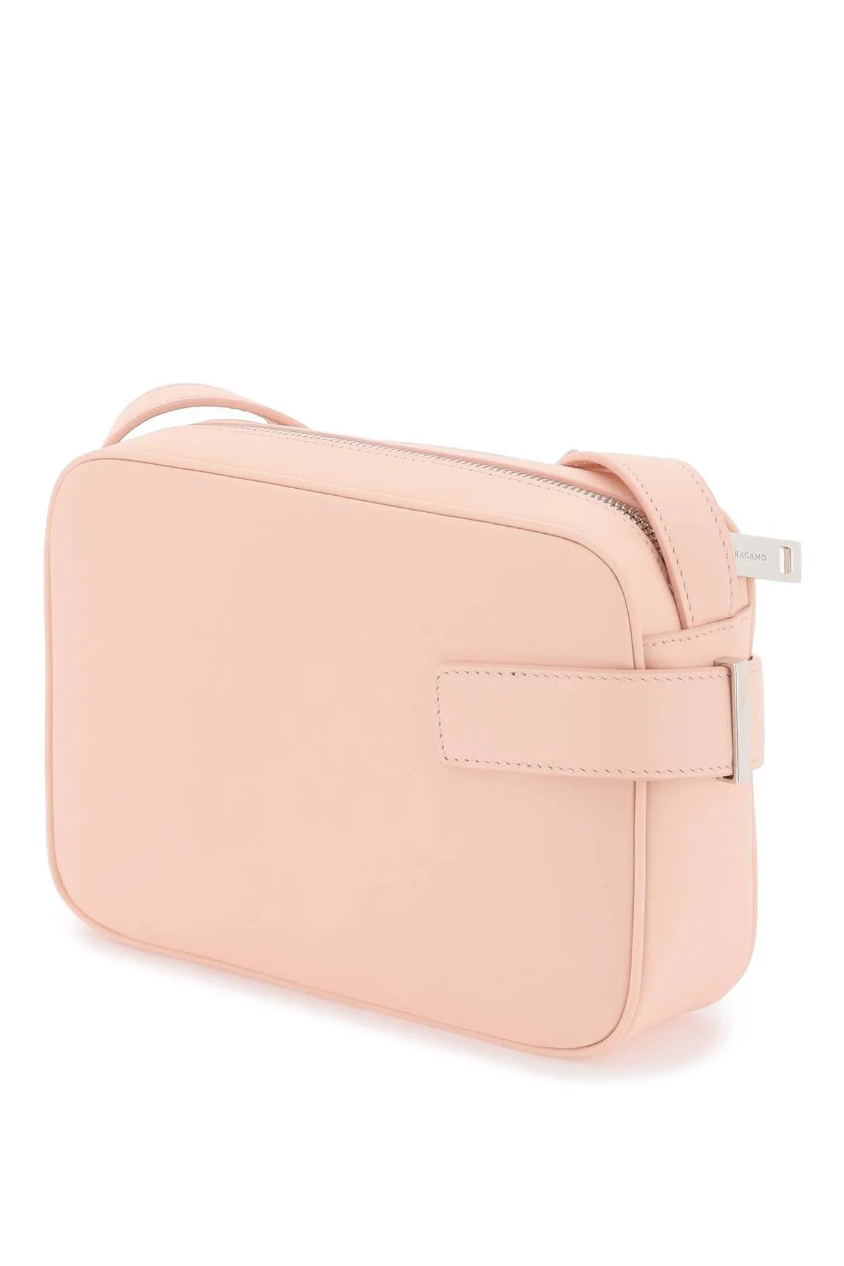 Camera bag in pelle liscia