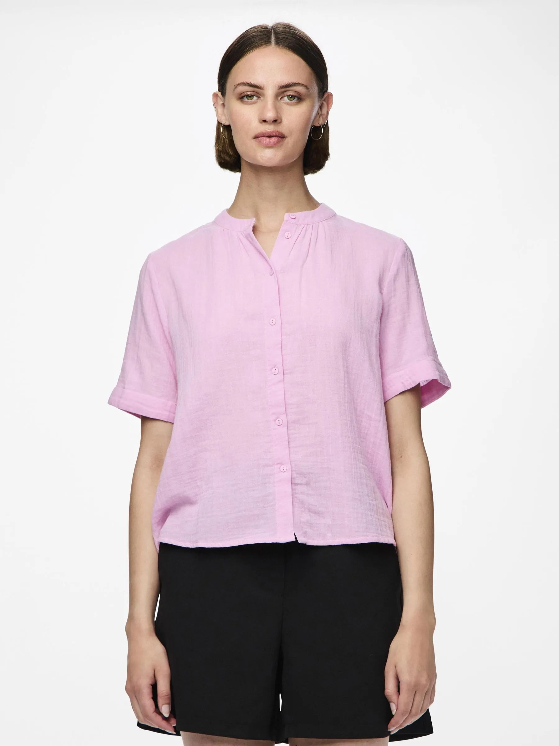 CAMICIA A MANICHE CORTE