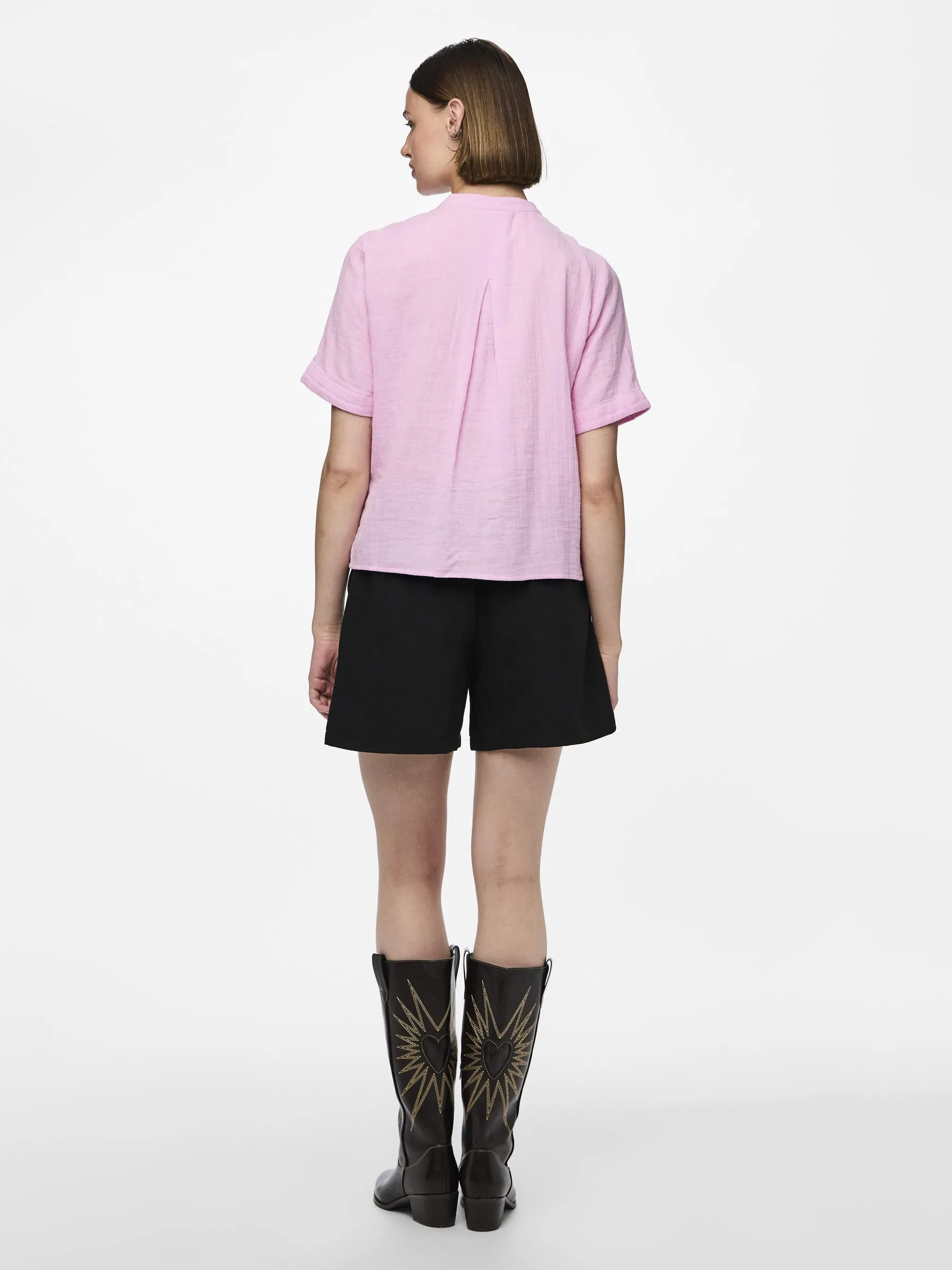 CAMICIA A MANICHE CORTE