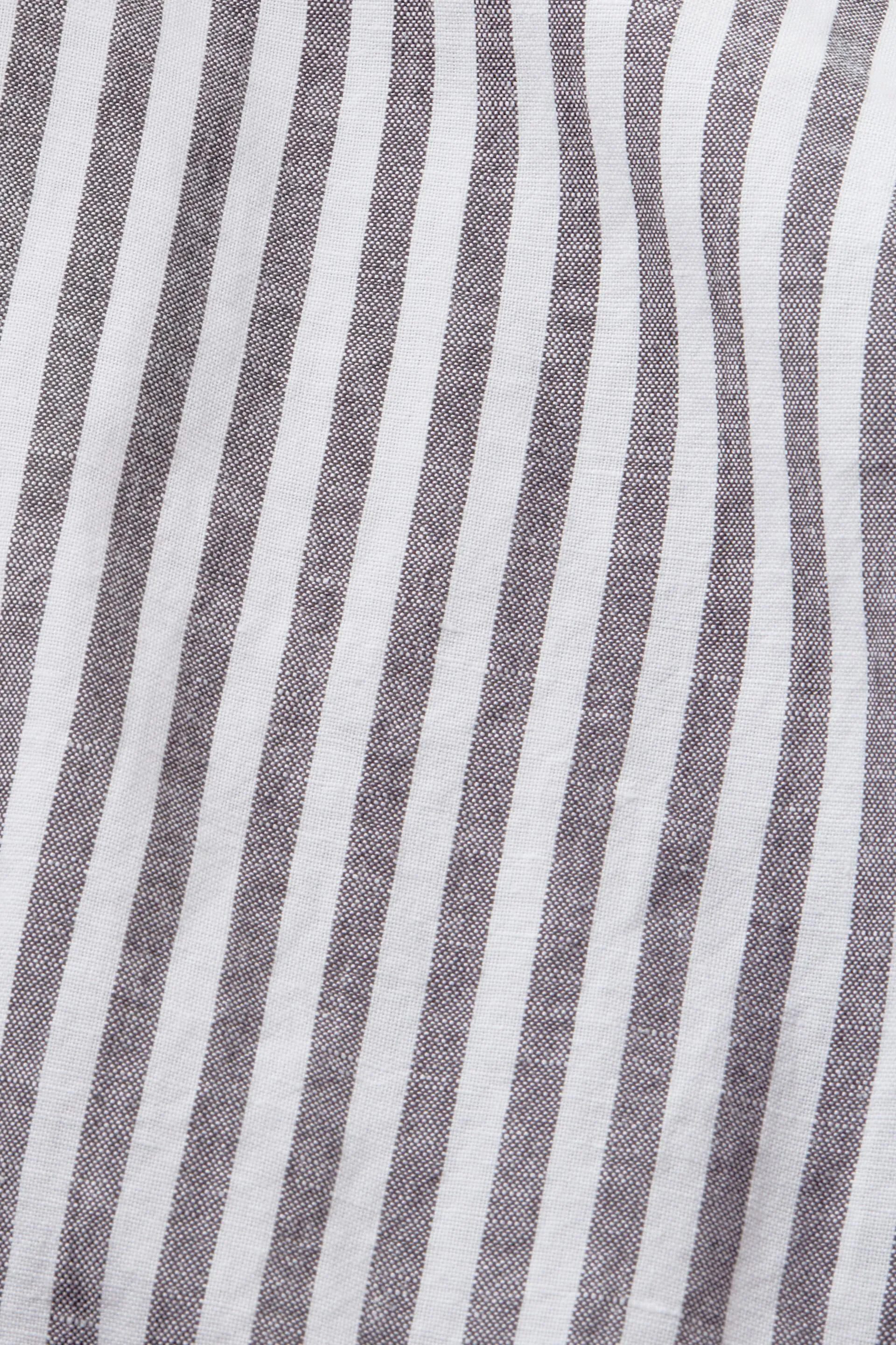 Camicia a righe in popeline di cotone