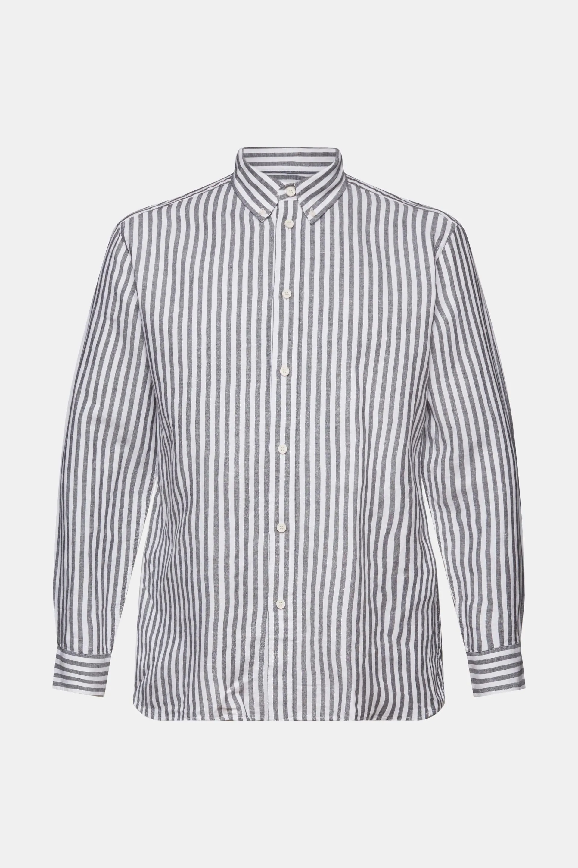 Camicia a righe in popeline di cotone