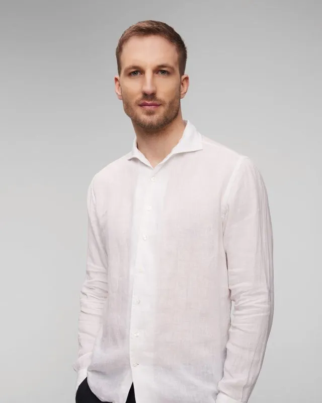 Camicia bianca di lino Gran Sasso Vintage