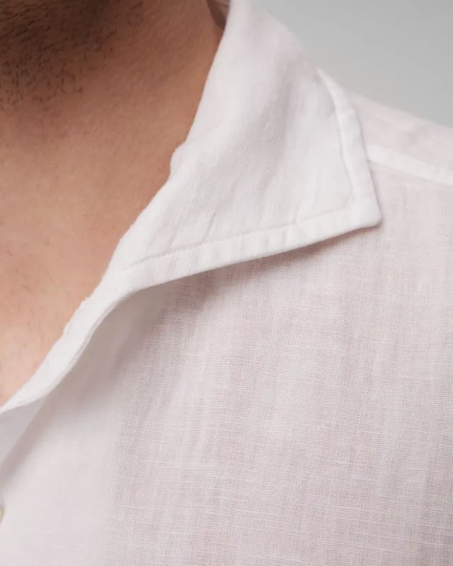 Camicia bianca di lino Gran Sasso Vintage