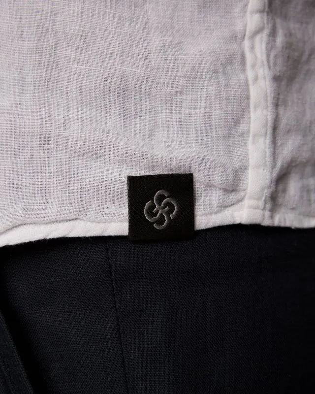 Camicia bianca di lino Gran Sasso Vintage