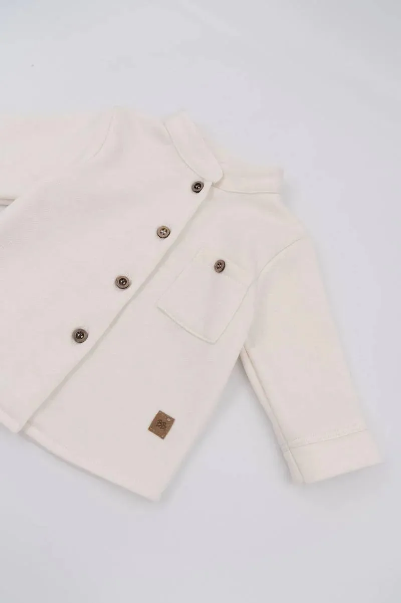 Camicia collo Coreano - Offwhite 71