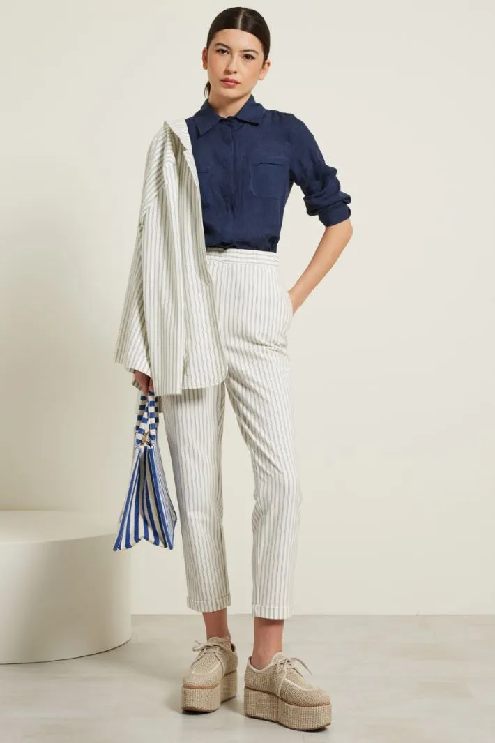 Camicia con maniche tre quarti