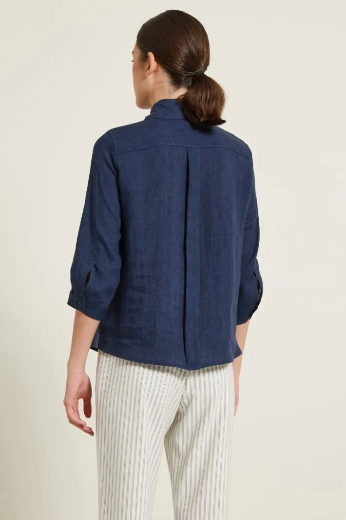 Camicia con maniche tre quarti