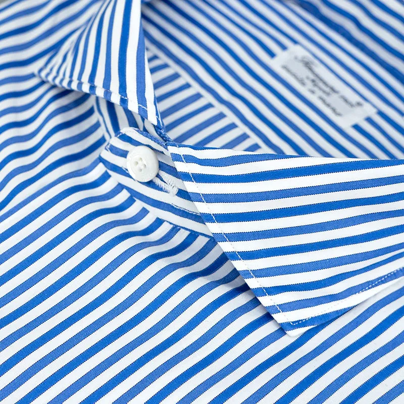 Camicia FINAMORE Milano Riga Bianco Azzurro