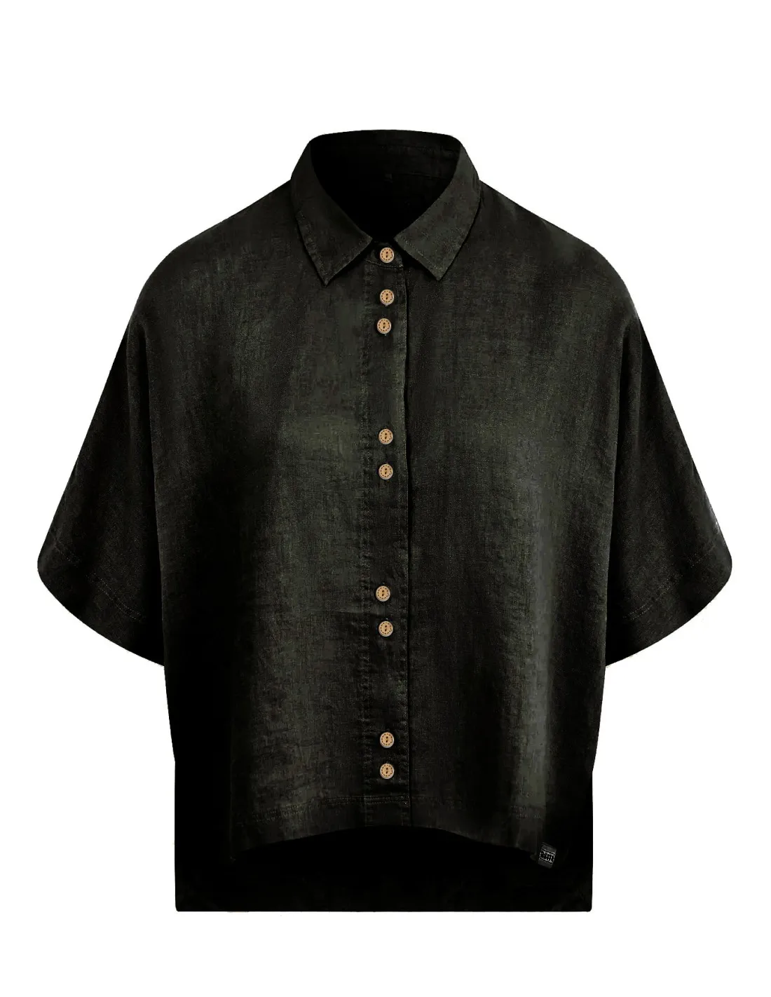 CAMICIA IN 100% LINO A KIMONO