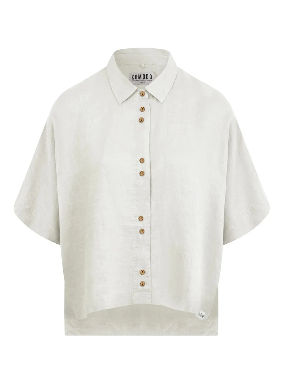 CAMICIA IN 100% LINO A KIMONO